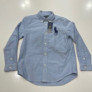 Polo boys button up shirt. Size 7